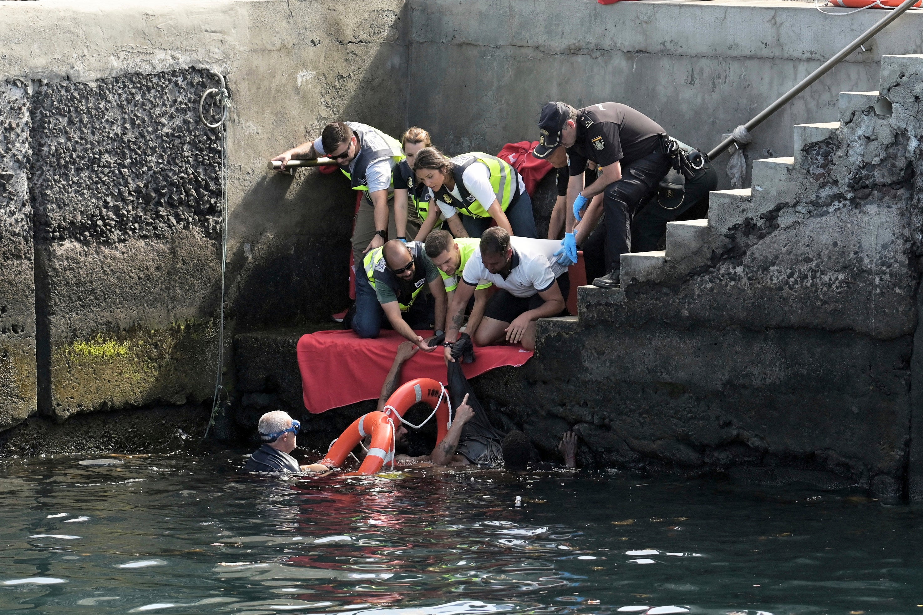 Spain Migration Capsized Boat