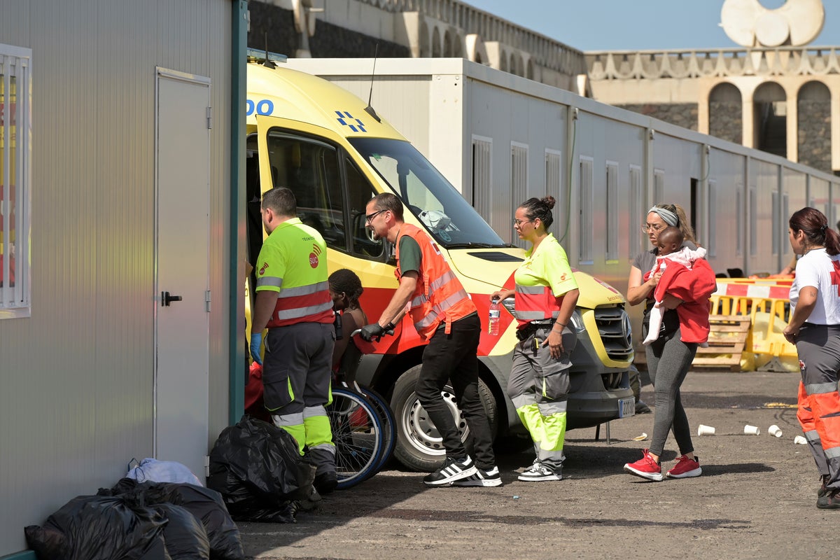 A migrant boat capsizes upon arrival at Spain's Canary Islands and 7 people die
