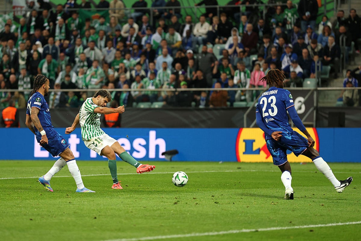 Chelsea v Real Betis LIVE: Blues fall behind to Ezzalzouli goal in Conference League final