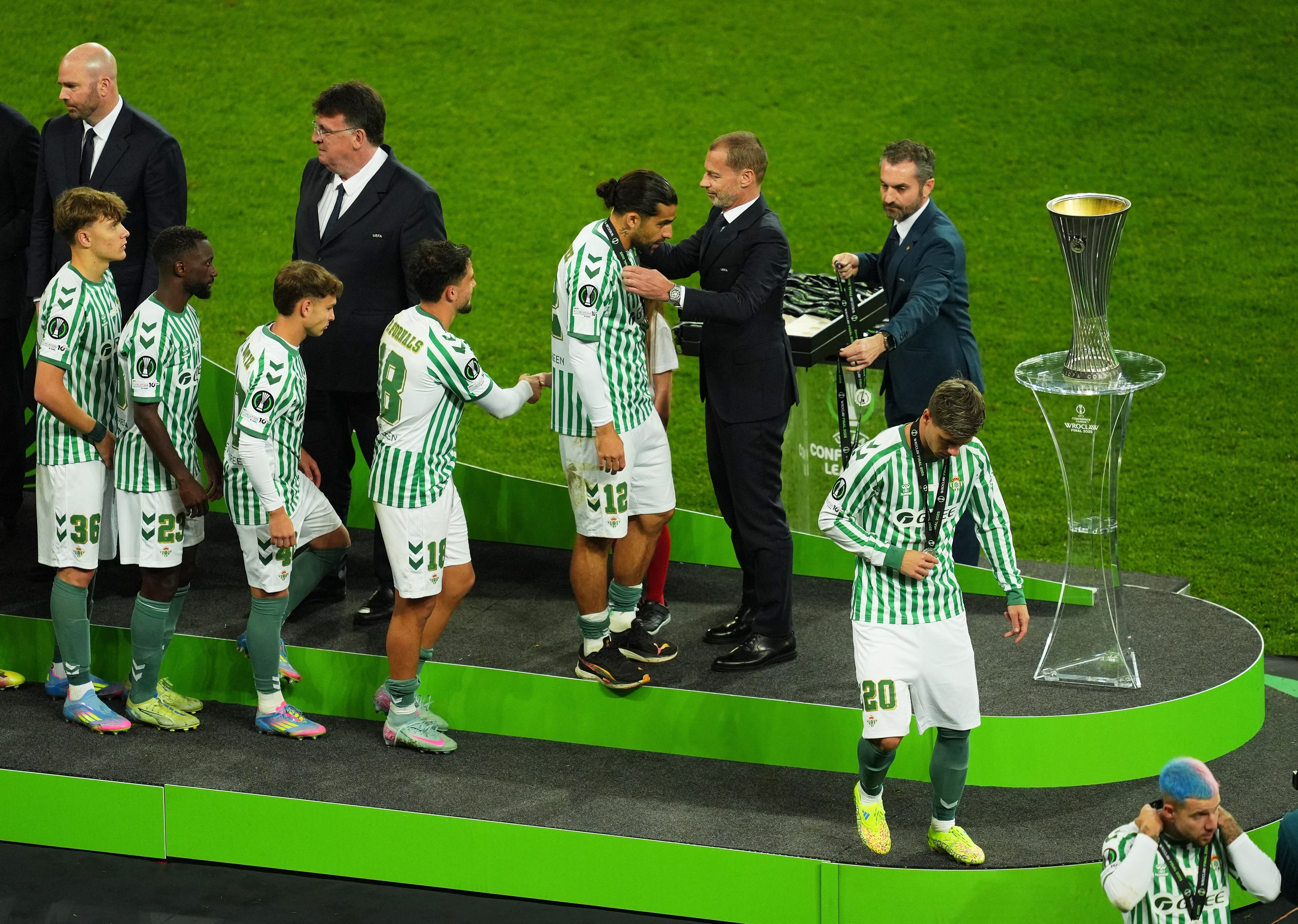 But the Spanish side ended the game with just consolation medals