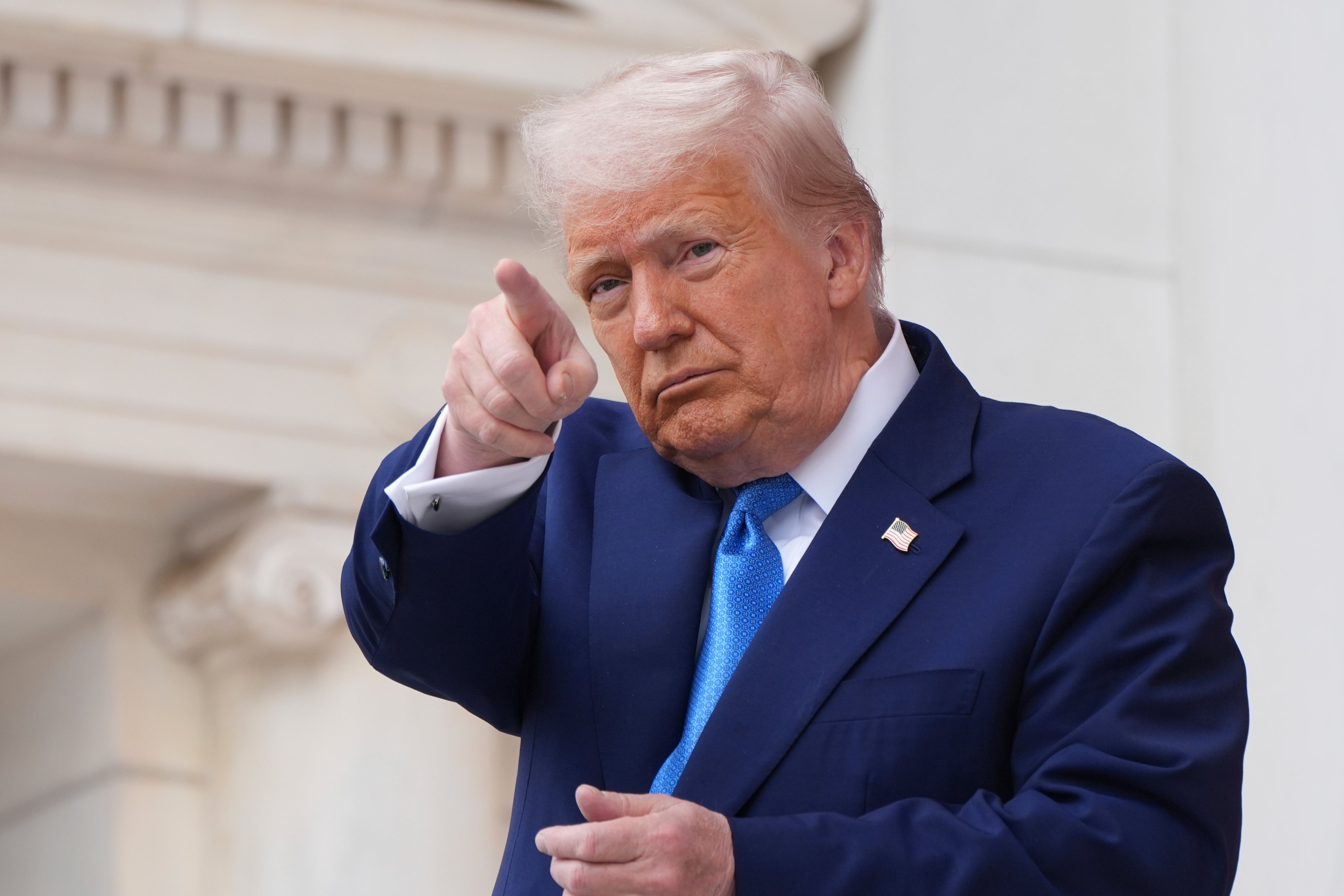 Donald Trump made the remarks while speaking to the reporters in the Oval Office