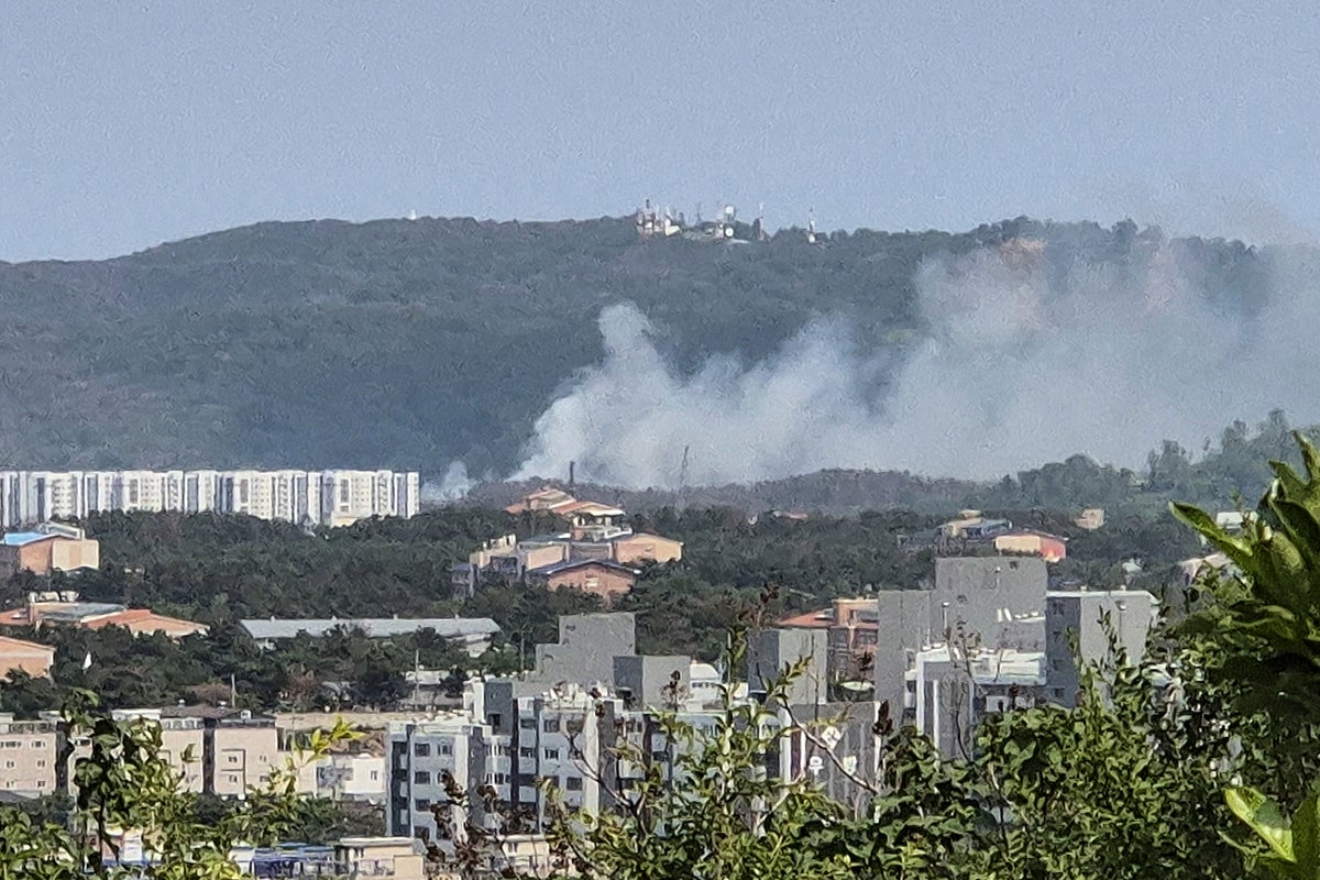 South Korean navy patrol plane crashes in country's south