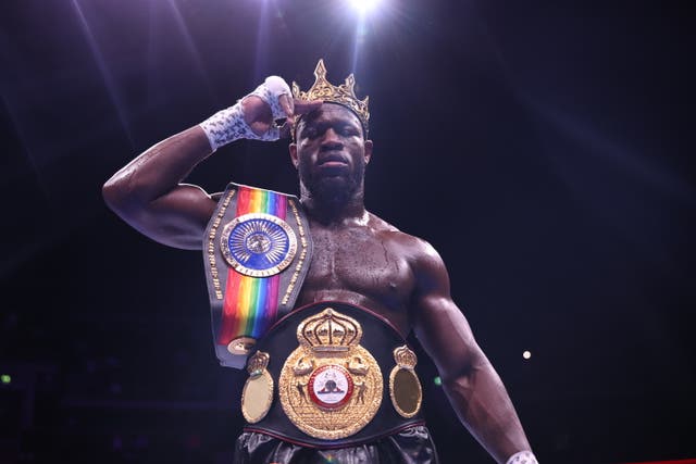 <p>Cruiserweight boxing champion Aloys Junior</p>