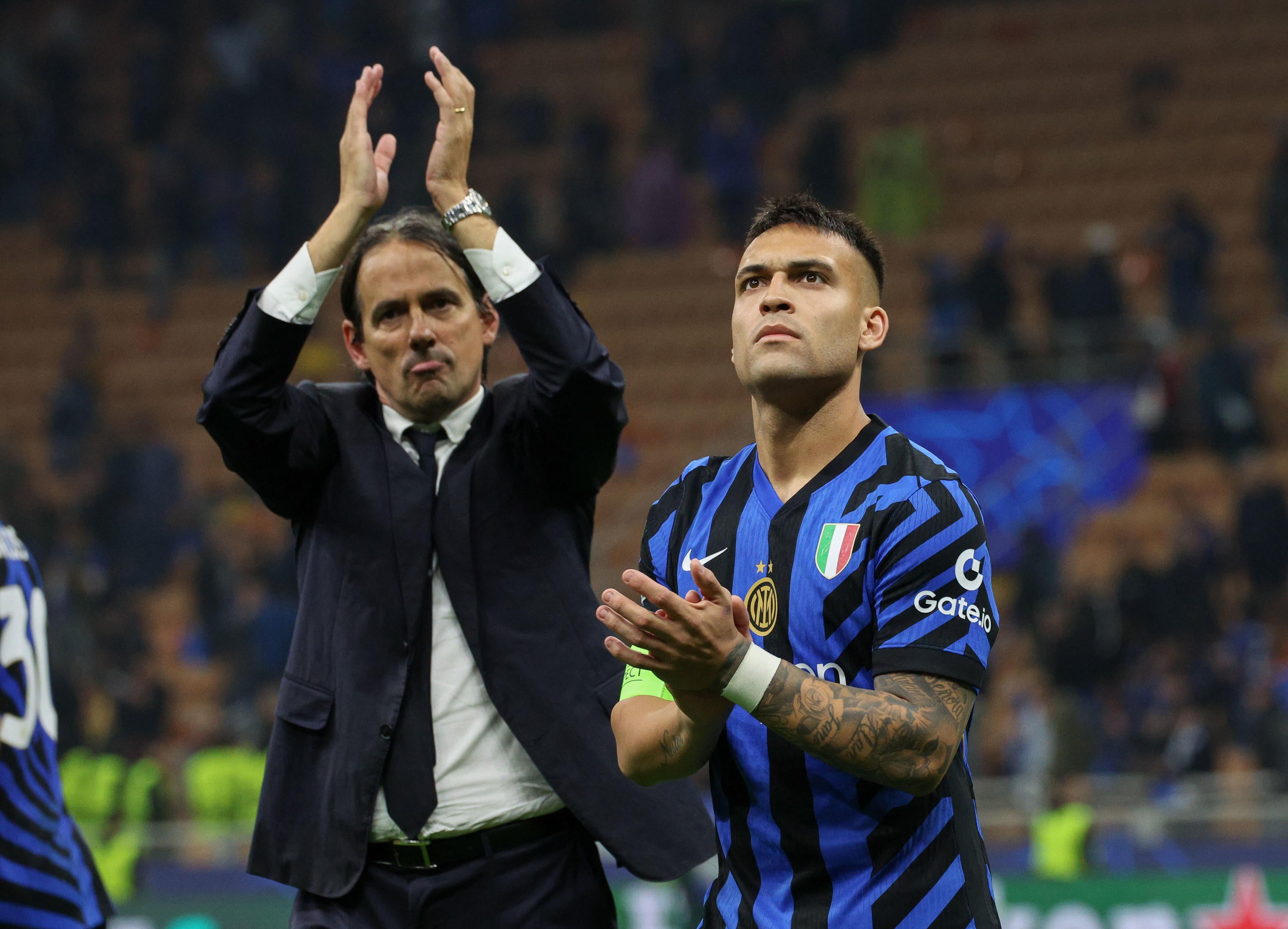 Martinez and Inzaghi health Inter fans