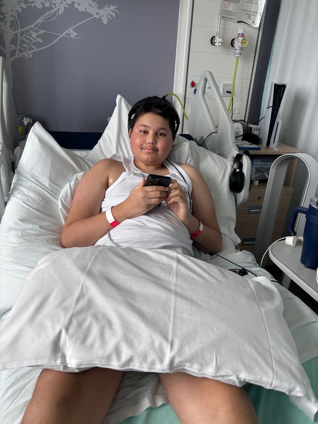 <p>Reece Khan was told his cancer had returned and spread to his brain on his 16th birthday</p>