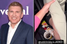 Todd Chrisley shows off his ‘prison bod’ as he makes it home after being pardoned by Trump