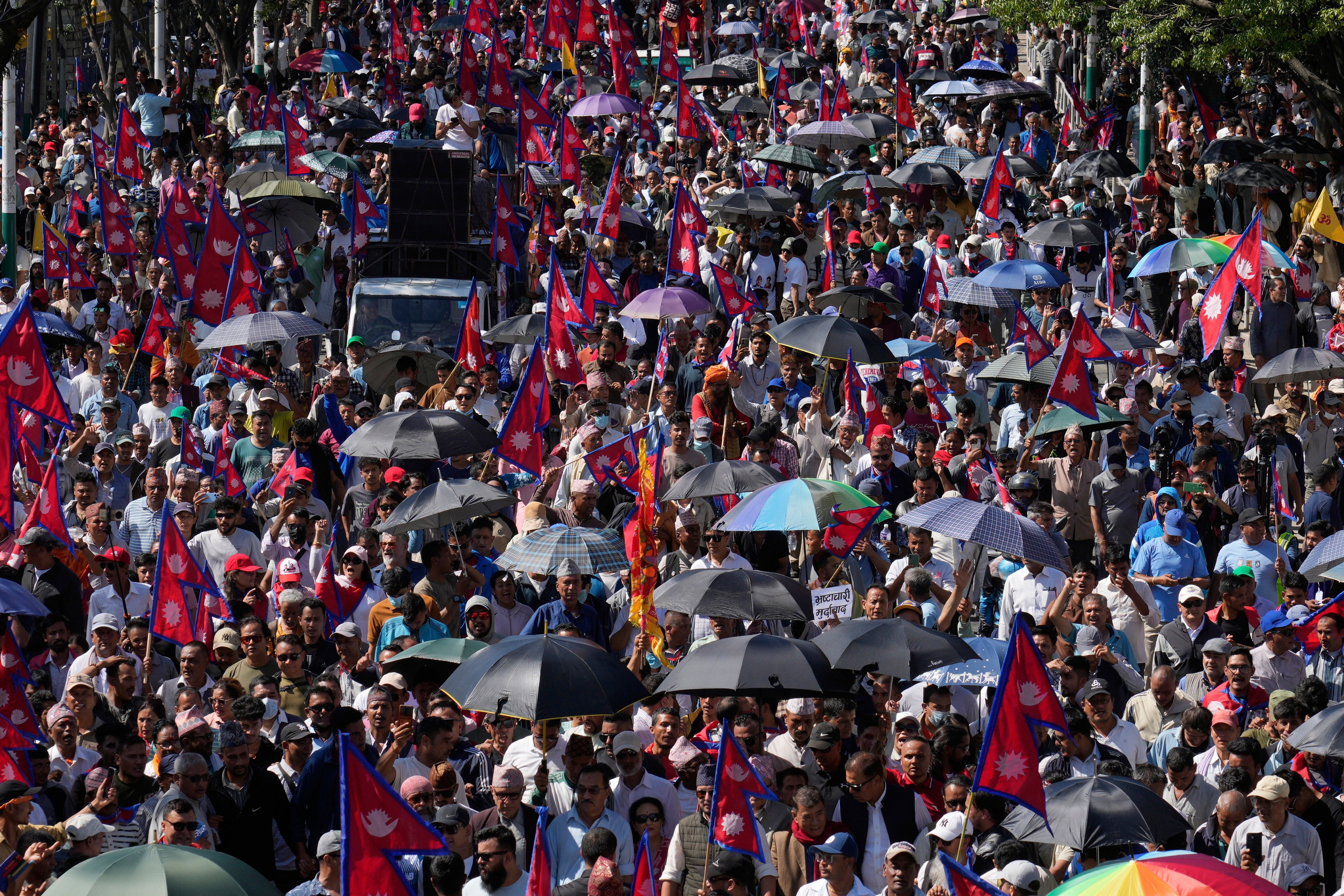 Nepal Monarchy Protests