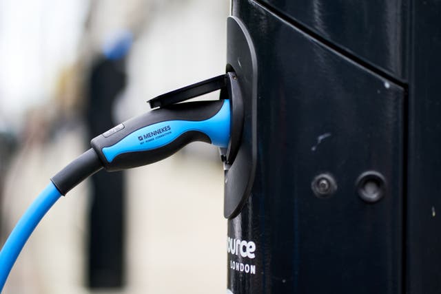 More drivers and businesses in England no longer need planning permission to install electric vehicle (EV) chargepoints, the Department for Transport has announced (John Walton/PA)
