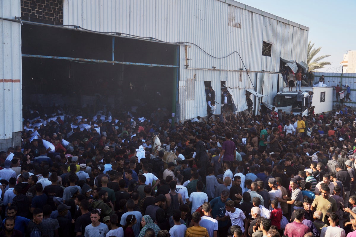 Gunfire, stampede and starving Palestinians: Israel’s aid plan descends into chaos