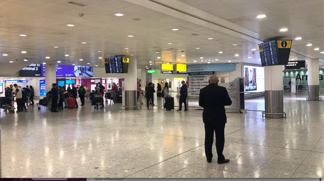 <p>Heathrow Terminal 3 Arrivals (file photo)</p>