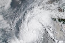 Tropical Storm Alvin forms in the Pacific Ocean off the coast of western Mexico