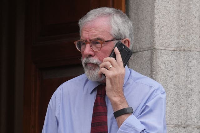 Former Sinn Fein president Gerry Adams (Brian Lawless/PA)