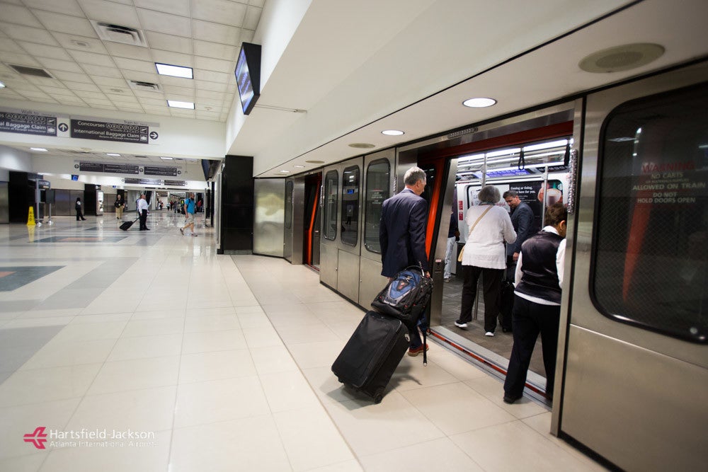 The Plane Train at Hartsfield-Jackson Atlanta is a rapid way to travel from one terminal or concourse to another