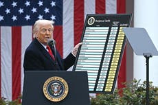 Trump’s tariffs are back on for now as he fights trade court ruling, appeals panel rules