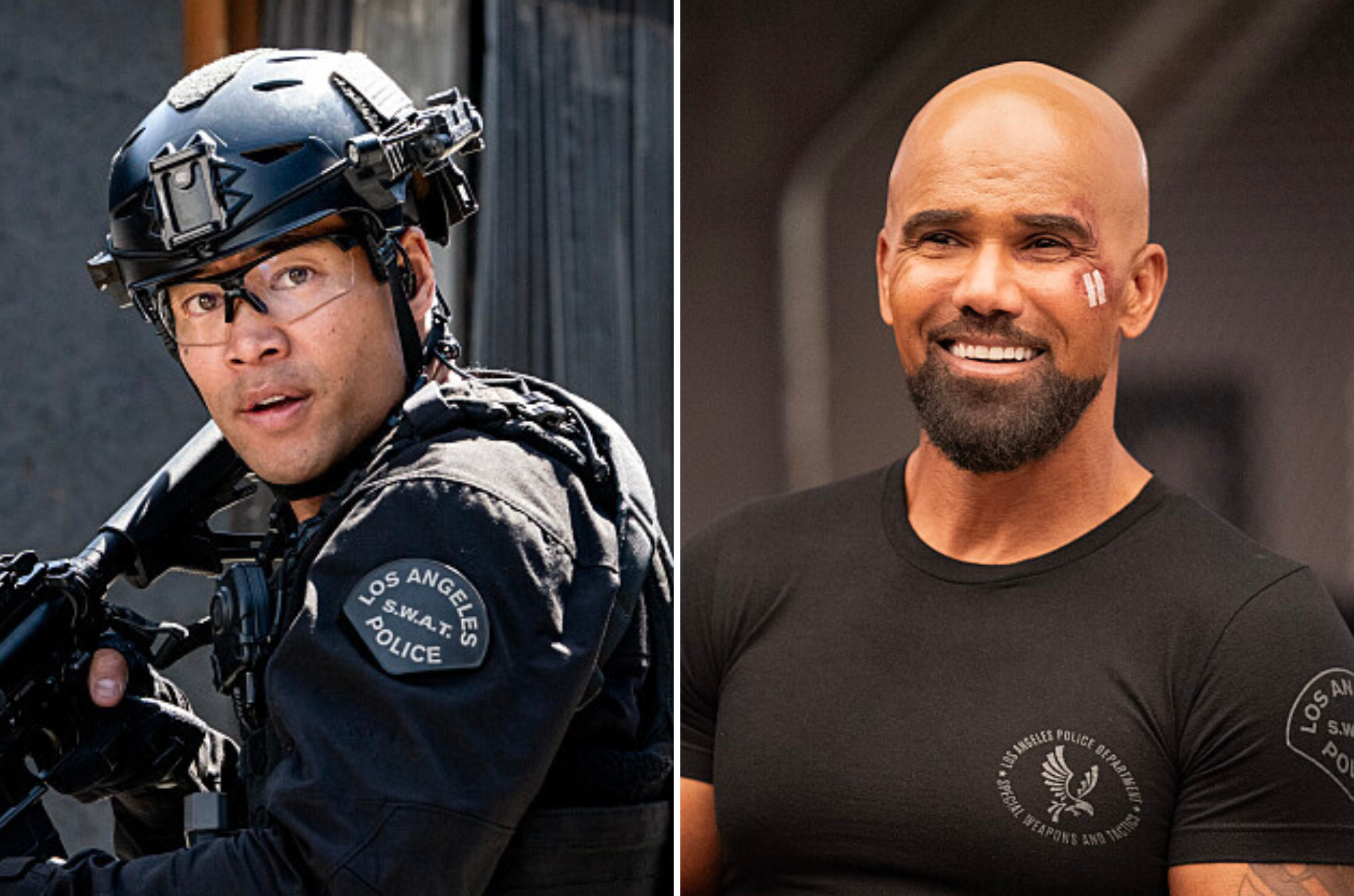 David Lim (left) co-starred with Shemar Moore (right) in CBS's eight-season FBI procedural 'S.W.A.T.'