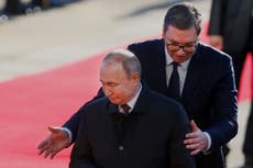 Russa accuses ally Serbia of betrayal for supplying arms to Ukraine