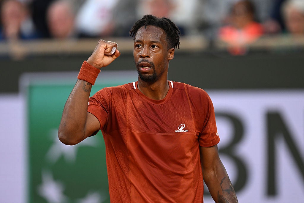 Monfils was in inspired form on Court Philippe-Chatrier