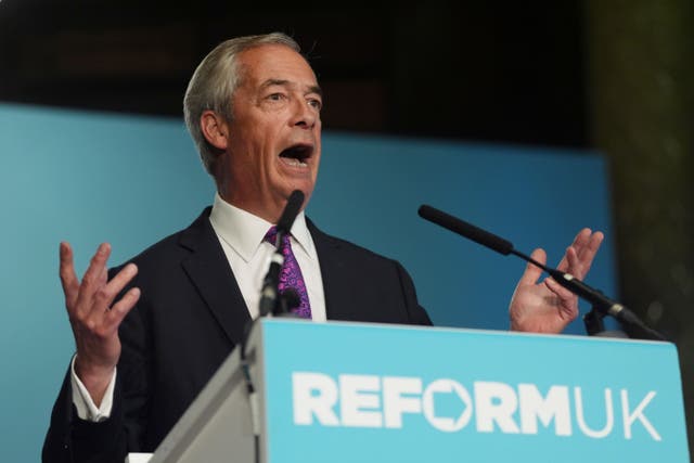 <p>Reform UK is currently leading opinion polls among voters </p>