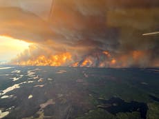 Canada wildfires: 17,000 forced to evacuate as forest fires rage across Manitoba
