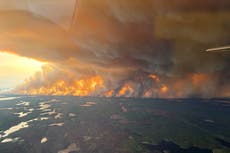 Canada wildfires: 17,000 forced to evacuate as forest fires rage across Manitoba
