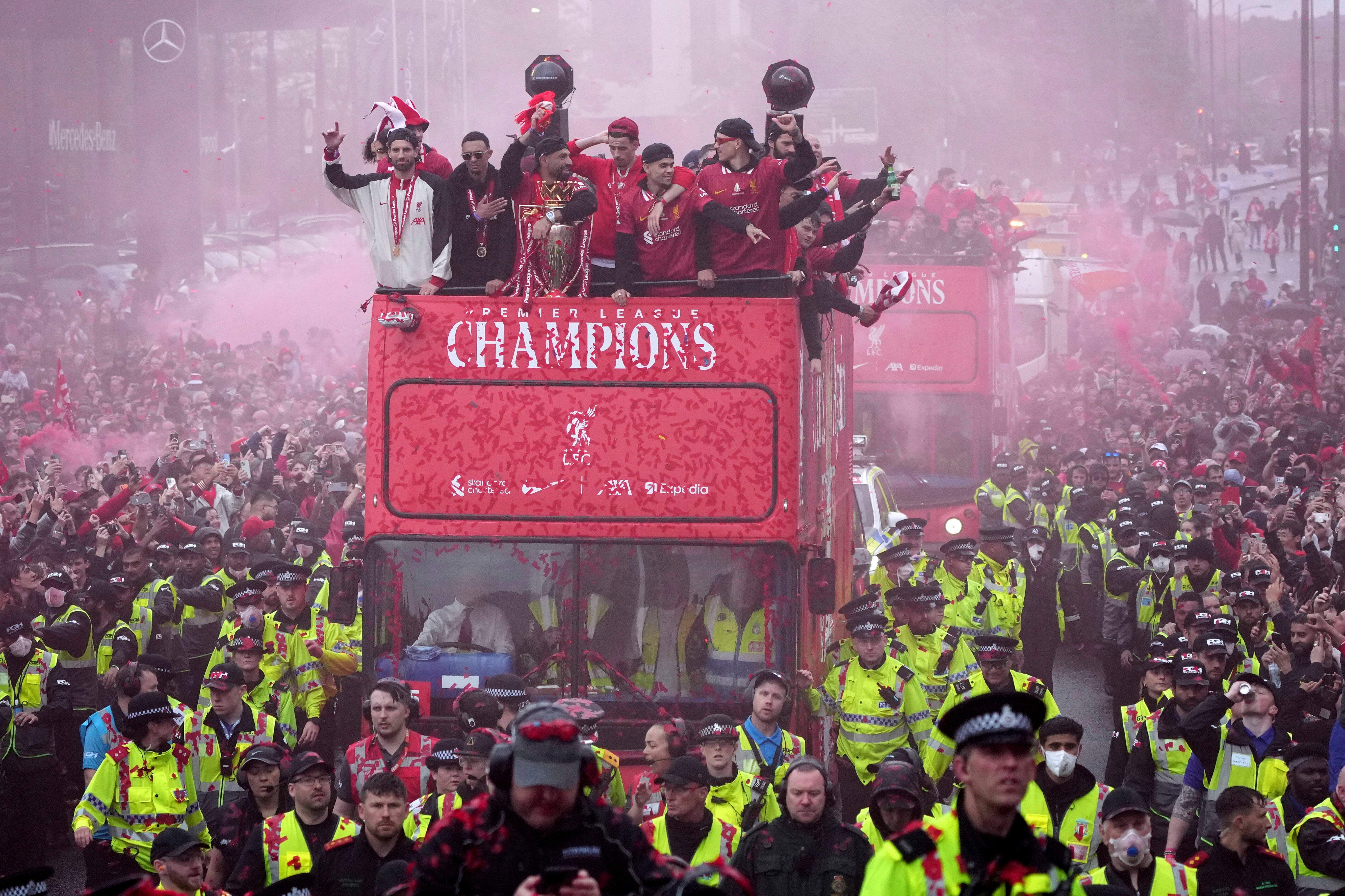 The Liverpool FC Premier League title-winning parade attracted one million people