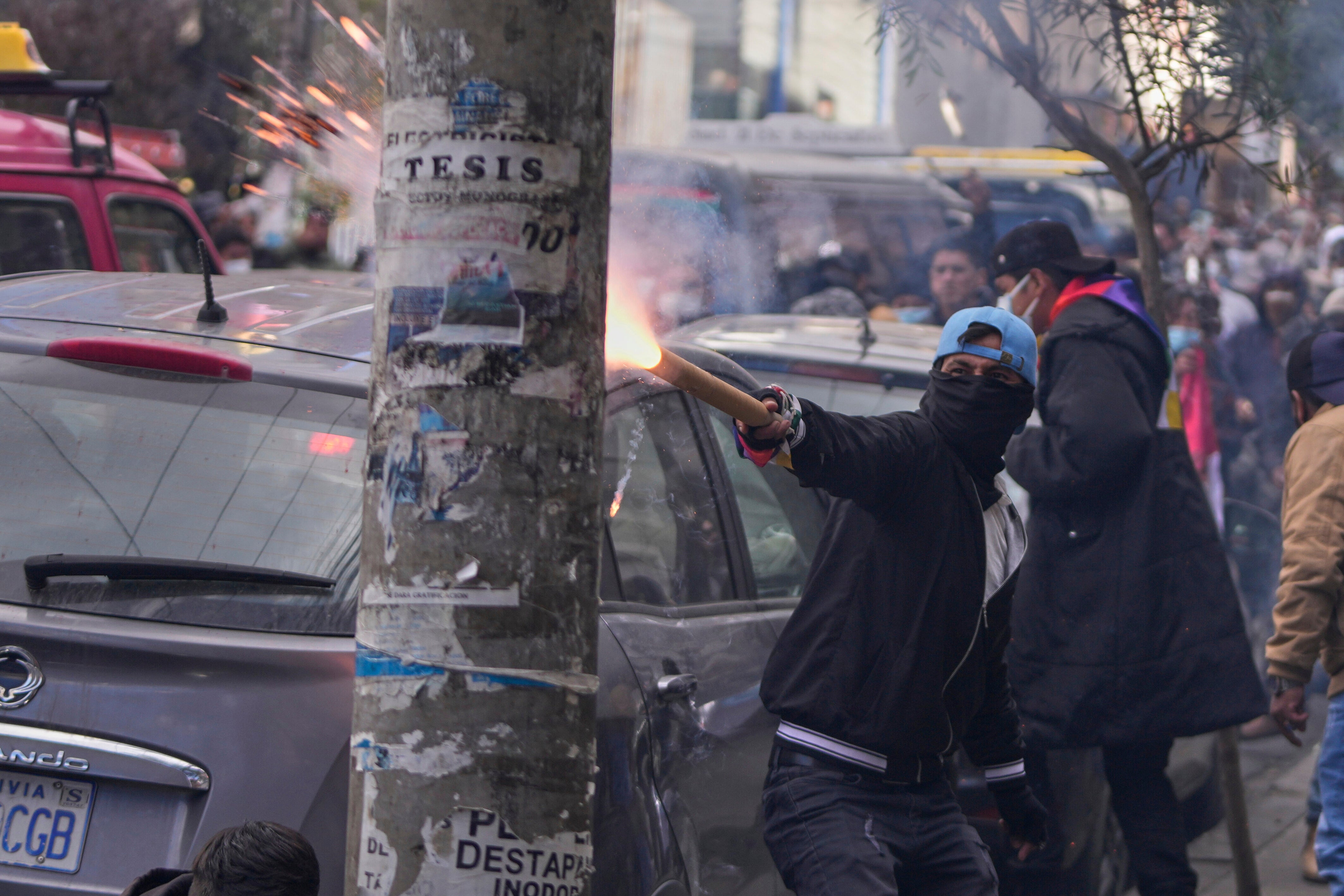 BOLIVIA-ELECCIONES PROTESTAS