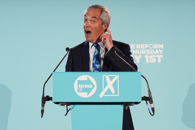 <p>Nigel Farage is on course to become prime minister, according to the polls</p>