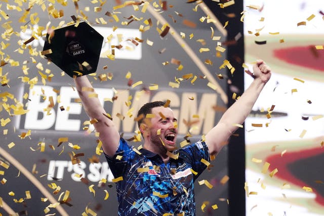 Luke Humphries has been chatting to Phil Taylor for advice (John Walton/PA)