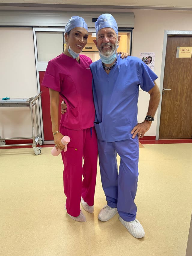 <p>Duncan Bannatyne with his wife Nigora</p>