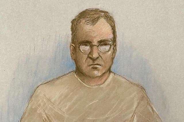 Russian container ship captain Vladimir Motin appearing from HMP Hull via videolink, at the Old Bailey (Elizabeth Cook/PA)