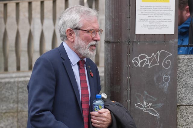 Former Sinn Fein president Gerry Adams (Brian Lawless/PA)
