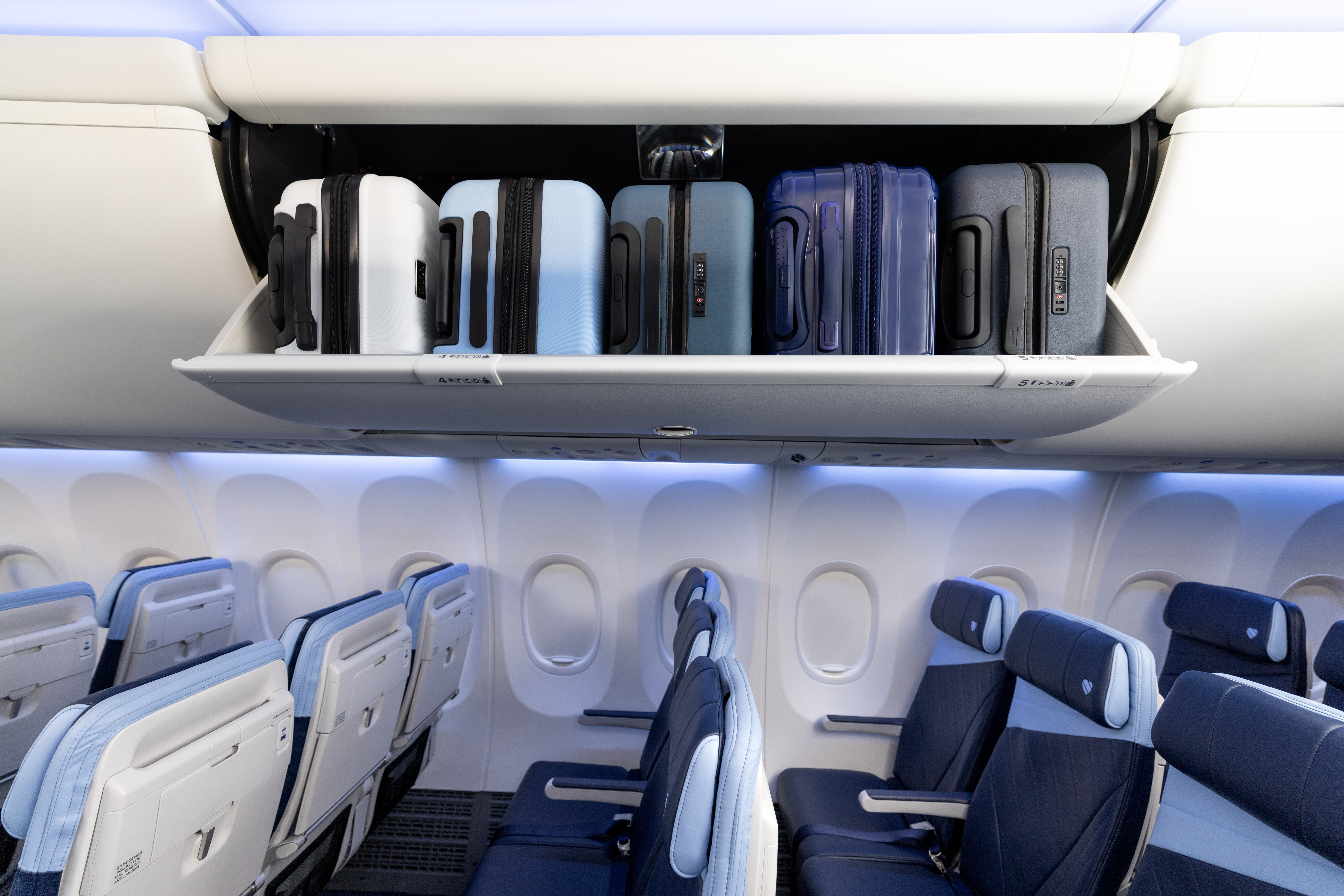 Southwest Airlines (above) allows passengers to take carry-on bags up to 50 linear inches onboard for free. But the carrier now charges for checked luggage