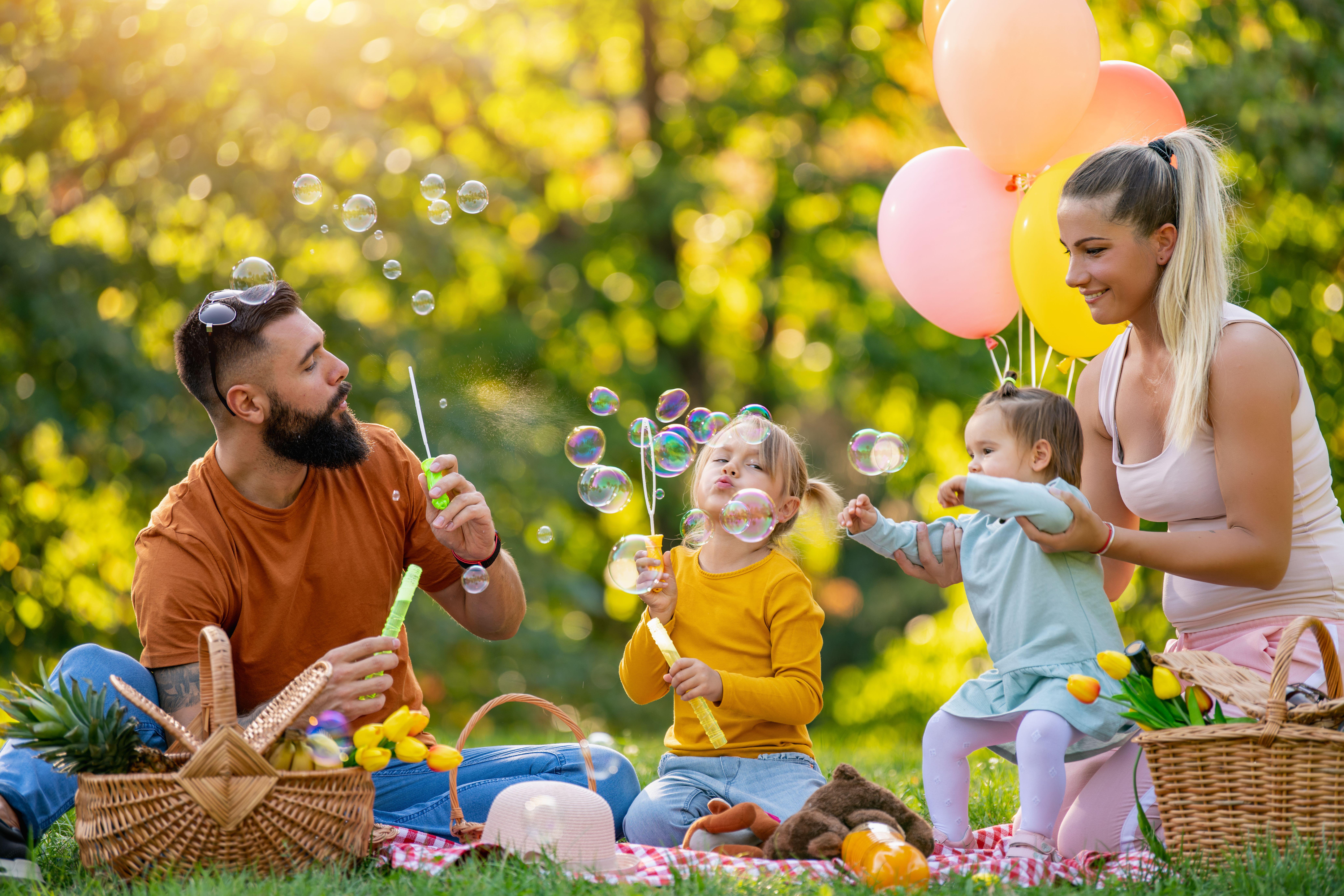 Spending time outside can be a cheaper way to entertain children