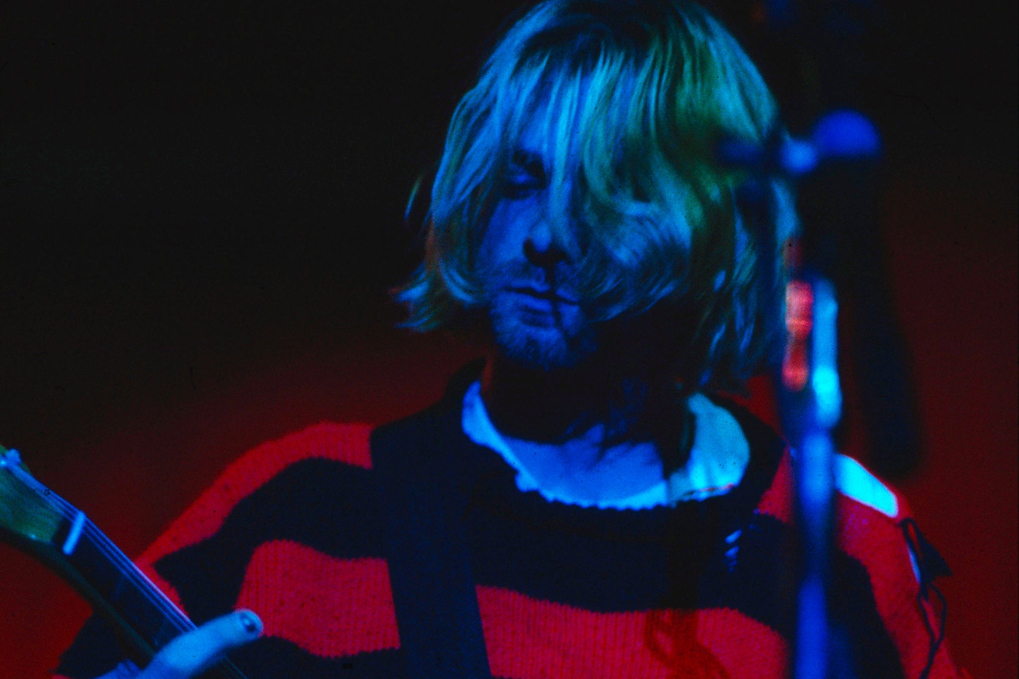 Generational talent: Nirvana’s Kurt Cobain performs in New York in 1993