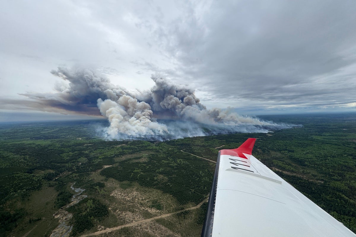 Canadian wildfire smoke expected to drift into US and harm air quality two years after New York engulfed by smog Canadian wildfire smoke expected to drift into US and harm air quality two years after New York engulfed by smog