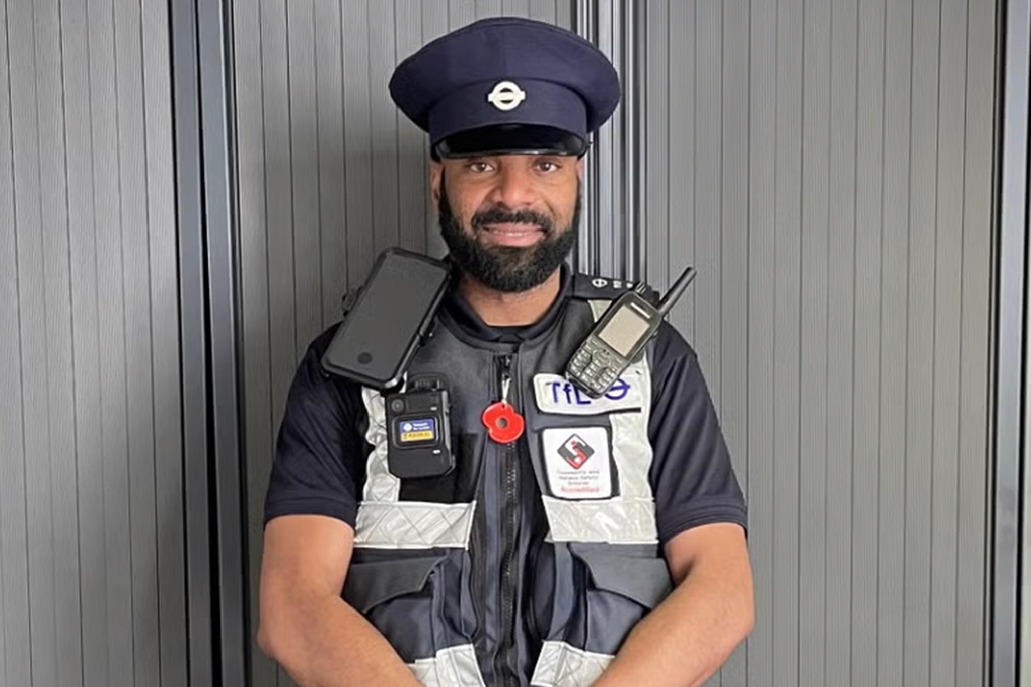 <p>Garthfield Whyte, 47, a transport support enforcement officer at Transport for London</p>