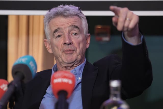 Ryanair chief executive Michael O’Leary (Brian Lawless/PA)