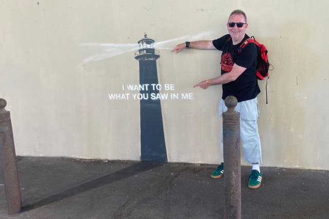 <p>Tourists have been quick to take snaps with the world famous artist’s latest work</p>