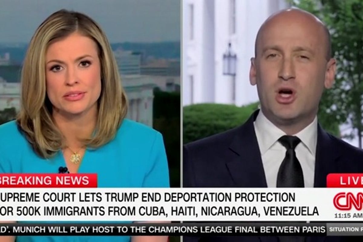 Stephen Miller doesn’t let CNN host get word in as Trump aide rails on tariffs