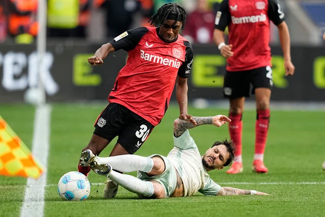 <p>Jeremie Frimpong will join Liverpool when the transfer window opens on Sunday after they triggered his £29.5m release clause with Bayer Leverkusen</p>