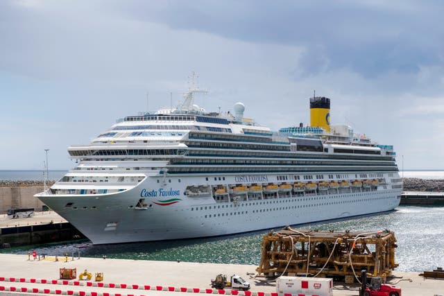 <p>The 290-metre-long<em> Costa Favolosa</em> ship can carry almost 4,000 passengers</p>