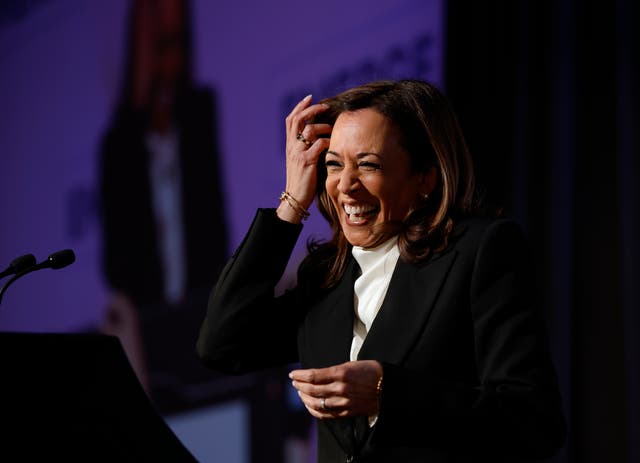 <p>  Former Vice President Kamala Harris  </p>