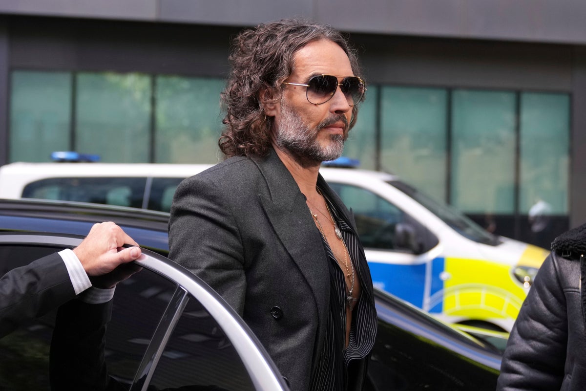 Russell Brand pleads not guilty to sex offence charges including rape and assault
