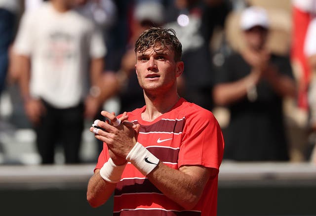 <p>Jack Draper is through to the fourth round of the French Open</p>
