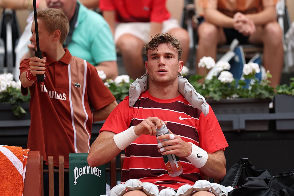 Draper stayed cool in the heat to beat the Brazilian