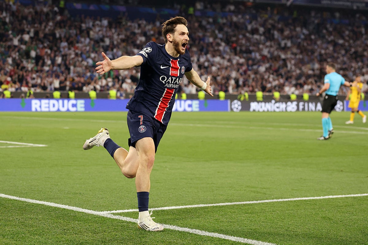 What is the biggest win in a Champions League final as PSG thrash Inter?