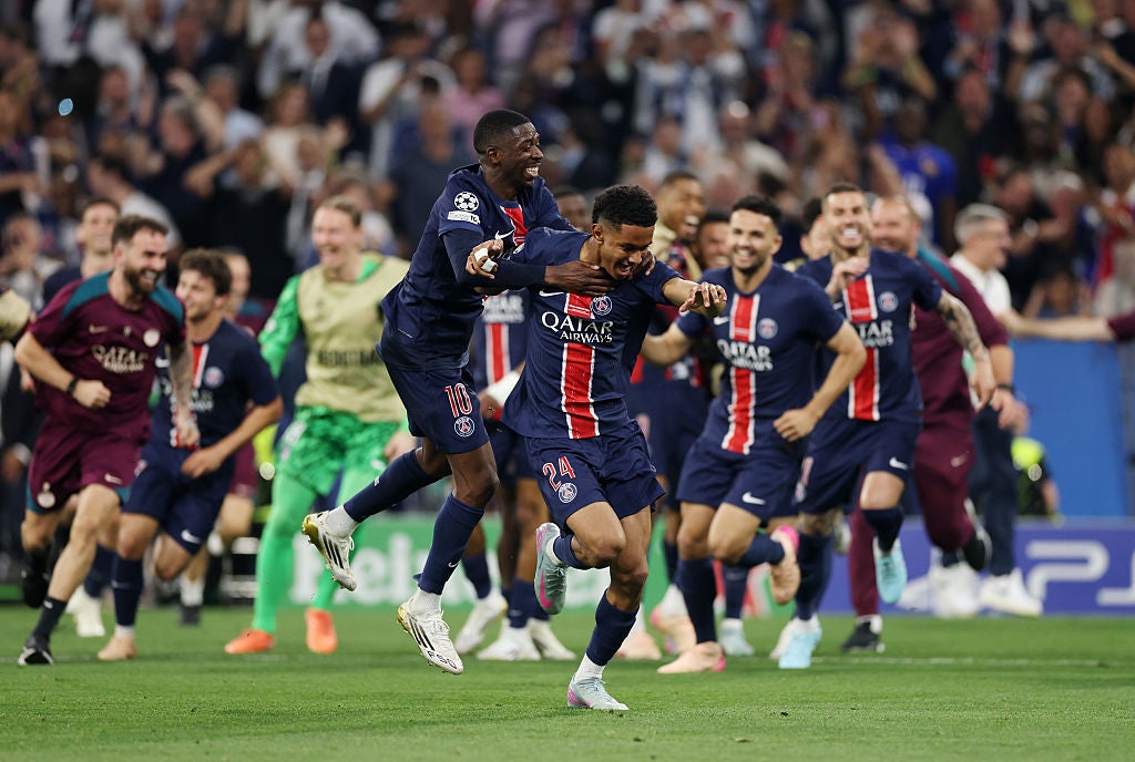 Senny Mayulu scored two minutes after coming on to write PSG’s name in the history books