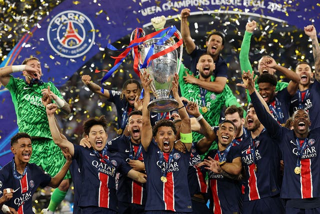 <p>PSG finally achieve their long quest for Champions League glory</p>