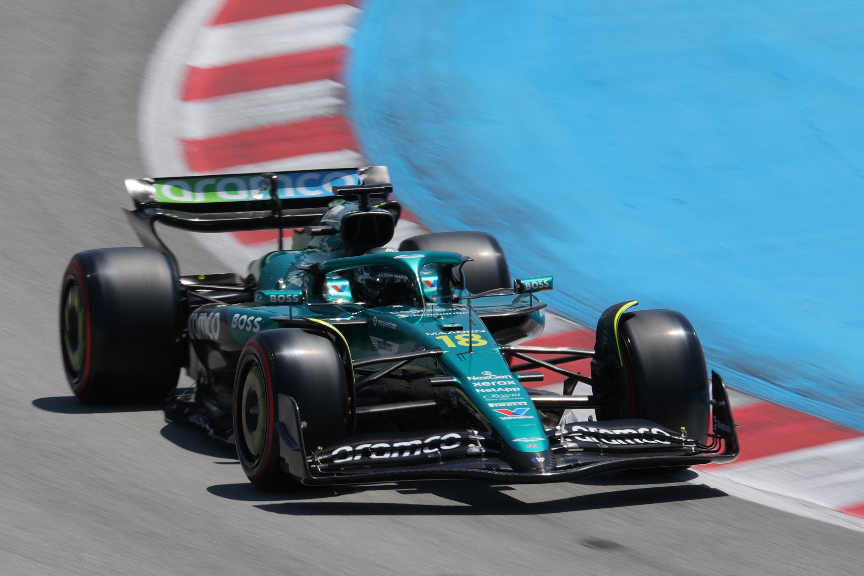 Lance Stroll qualified 14th but won’t race on Sunday