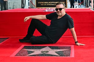 Watch: Ricky Gervais honoured with a star on Hollywood Walk of Fame